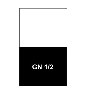 PLUSS GN1/2-20 gastrobakk rustfri 1,5 liter 